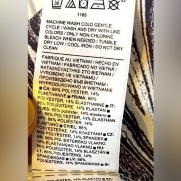 NWOT Athleta Refined Zephyr Grey and Blue Swirl Tank Size S Sku#104 - Picture 7 of 7